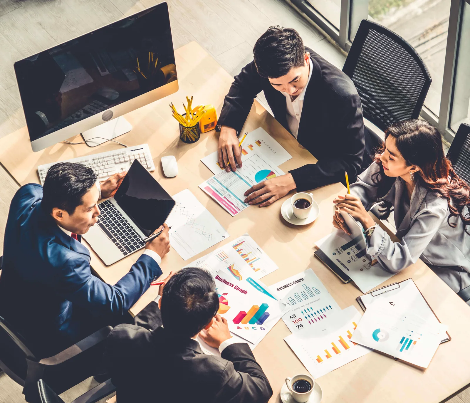 AYMG Accounting team and office